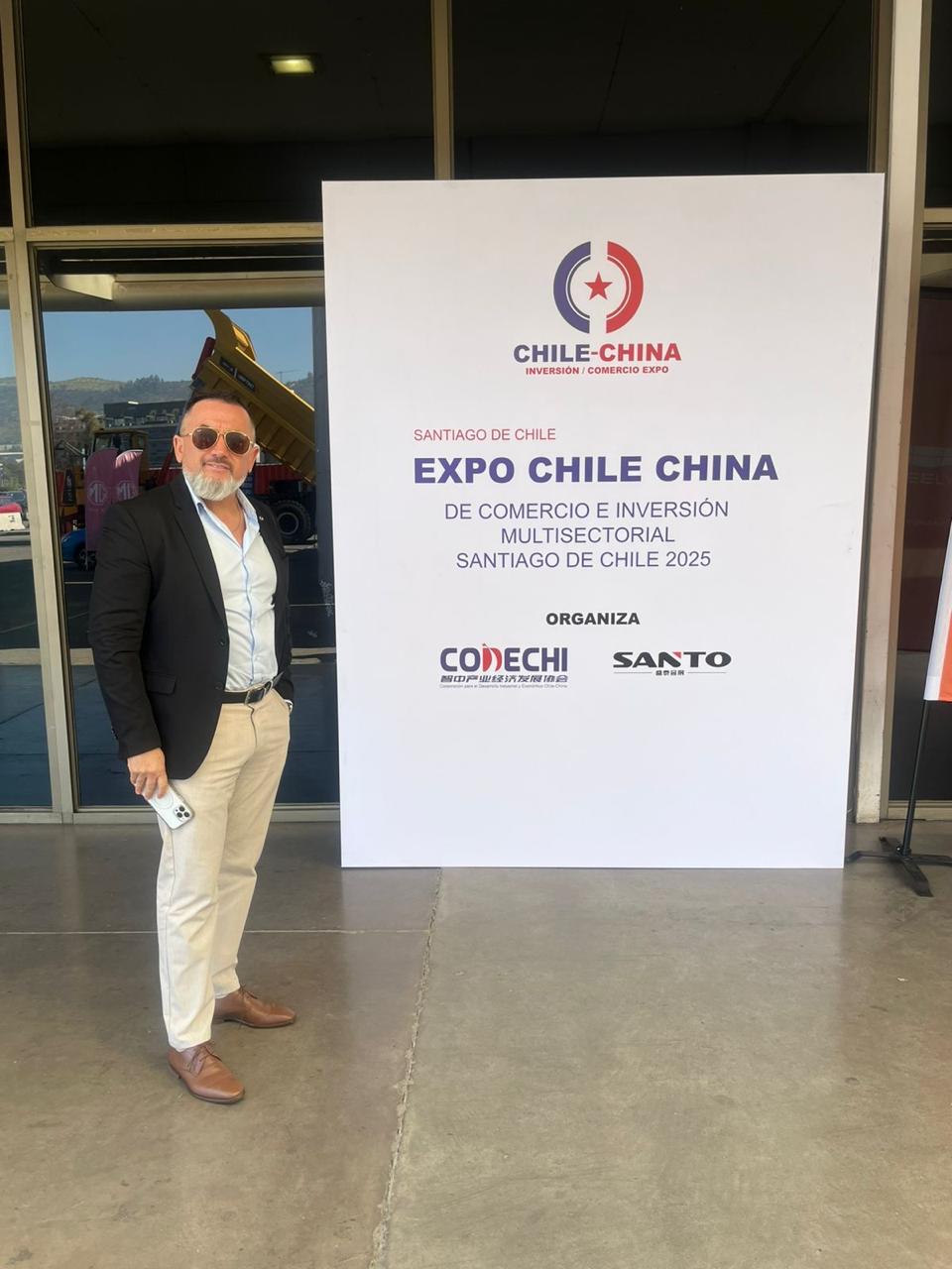 Representante de Harcargo en Expo Chile–China 2025